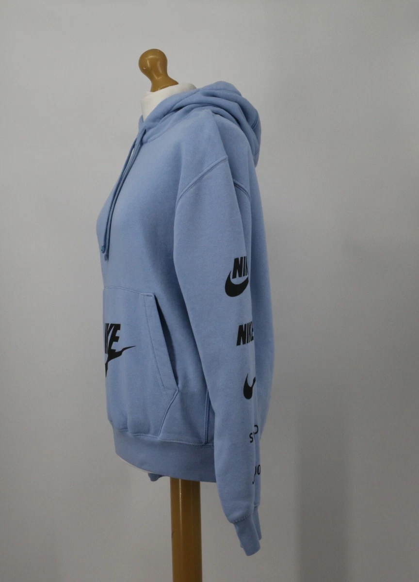NIKE SPORTSWEAR STANDARD ISSUE MENS HOODIE UK M LEECHE BLUE RRP