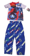 Marvel Avengers Captain America Boys 2 Piece Shirt and Pants Set Size 8