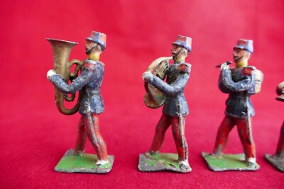 Soldats de plomb HEYDE Fanfare Infanterie Française III république - 48mm