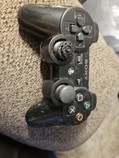 Sony PS3 Dualshock 3 Sixaxis Controller Black Genuine OEM Parts Only