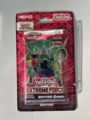 Yugioh Trading Cards Extreme Force 1st edition Blister Booster Pack English  2014 | eBay