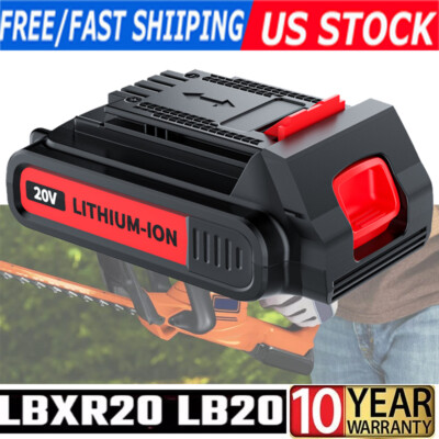 20V 1.5Ah Lithium ion Battery For Black & Decker 20 Volt MAX LBXR20 LB2X4020 US