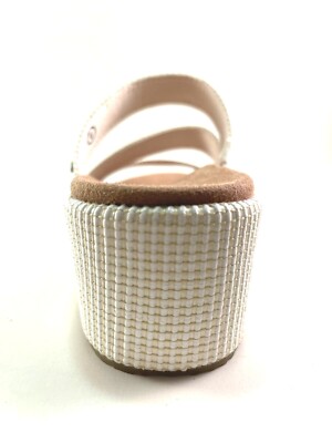 Skechers Martha Stewart 158901 Arch-Fit Slip On Mid Wedge Sandal