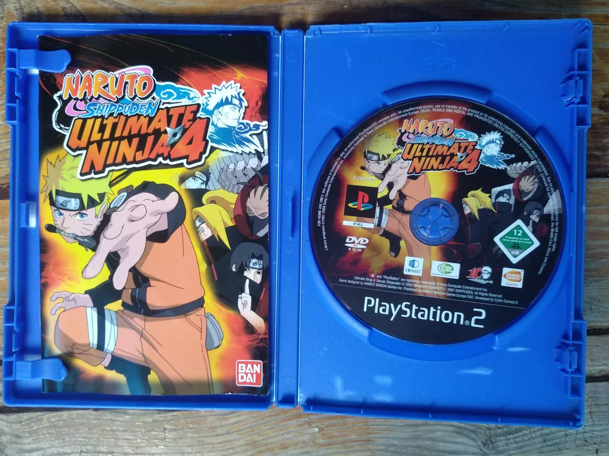 Jogo Ps2 Original Naruto Shippuden Ultimate Ninja 4 Completo