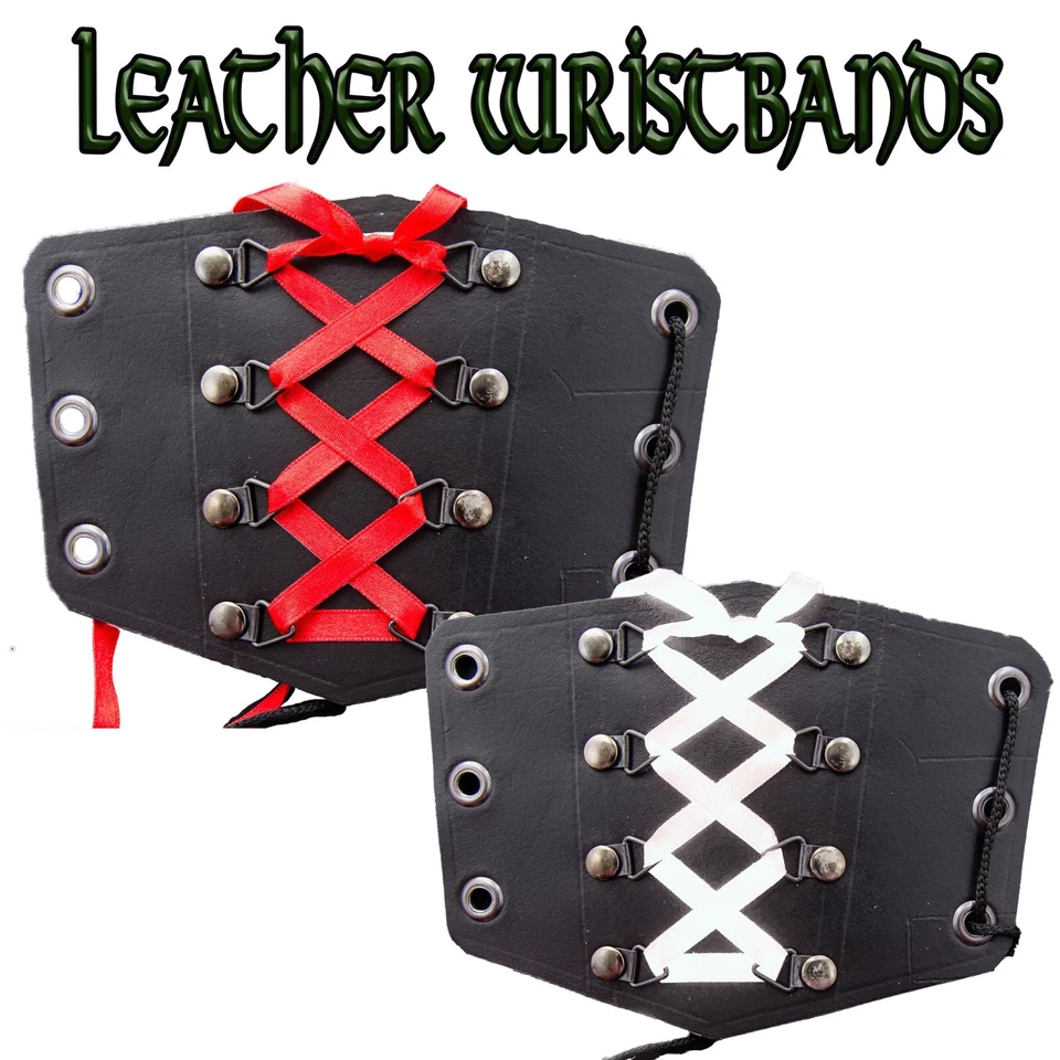 Bracelet En Cuir Manchette Protecteur De Bras Gothique Victorien Steampunk - Photo 1/1
