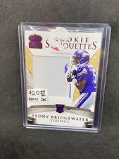 2014 CROWN ROYALE SILHOUETTES RELIC RC TEDDY BRIDGEWATER RC SP #/25 B3