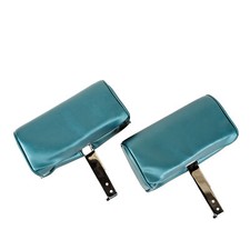 Corvette C2 Headrests Teal Complete Vinyl 1967