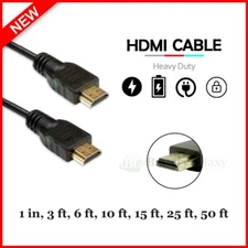 LOT HIGH SPEED HDMI CABLE with ETHERNET 4K for HDTV BluRay GAME CONSOLE and MORE
