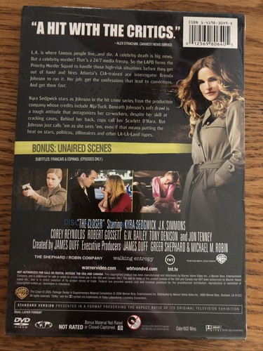 Brand New The Closer Season 1 - The Complete First Season (DVD, 4-Disc Set) - Picture 2 of 2