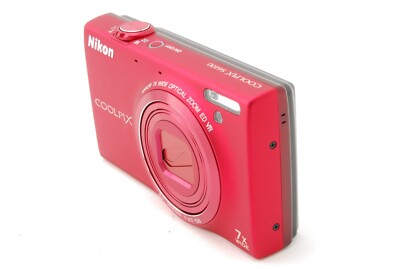 カメラ 【訳あり】Nikon COOLPIX 赤 7倍ズーム デジタルカメラ s6100