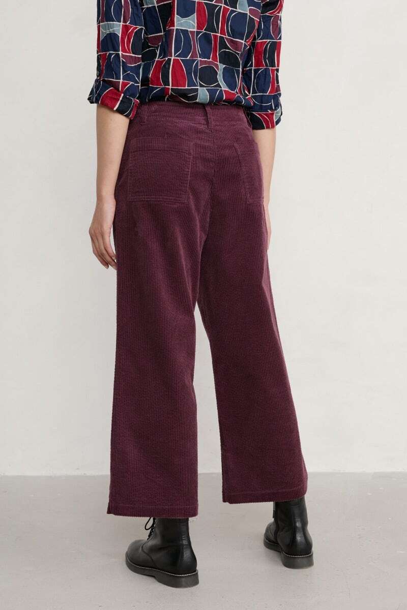 Seasalt Women's Trousers purple Asphodel Cord Trousers Tall Rich