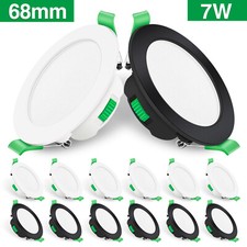 Recessed LED Ceiling Light 7W Flat Panel Spot Light Dimmable Slim Downlight