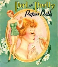 VINTAGE UNCUT 1954 PERT N PETTY PAPER DOLLS ~HD LASER REPRODUCTION~LO PRICE~