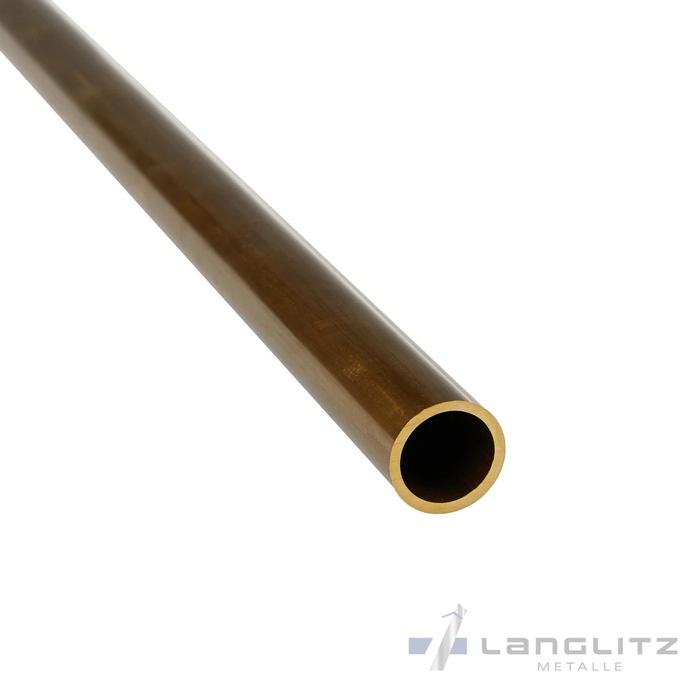 Tube Rond en Laiton CuZn39Pb3 MS58, Tube Brass Pour Modélisme - Photo 2/2