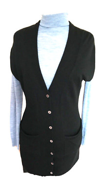 ELEGANT VERSAITILE LONG SLEVELESS SWEATER/CARDIGAN by KERISMA  Size S