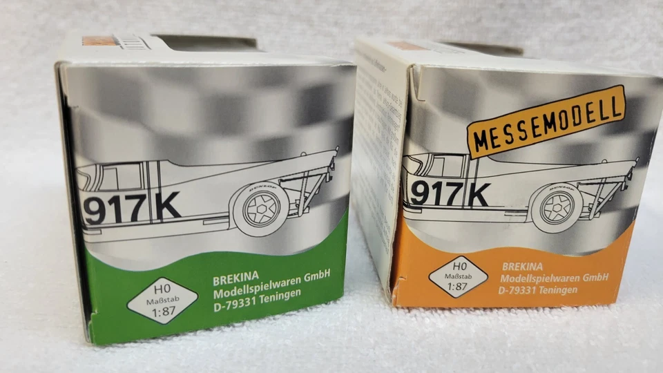 Agotado 1/87 Brekina (Alemania) Porsche 917K's; "2004" y "917K"; hecho a mediados de 2000 Foto 2 de 4