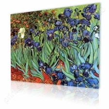 Irises by Vincent Van Gogh | Ready to Hang Canvas | Wall art paint giclee HD