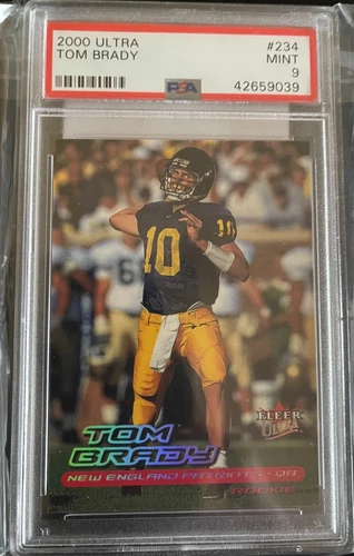 2000 Fleer Ultra #234 Tom Brady RC Rookie Card PSA 9 Mint