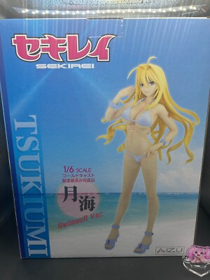 Aizu Sekirei Tsukiumi Aqua Blue Swimsuit Ver. 1/6 Cold Cast Figure