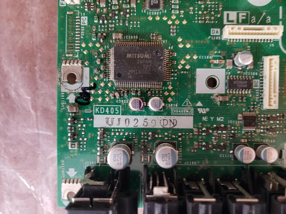 GENUINE SHARP DUNTKD405UJ02 KD405 TUNER TV BOARD / (T8) U4-1(8) - Image 2 of 3