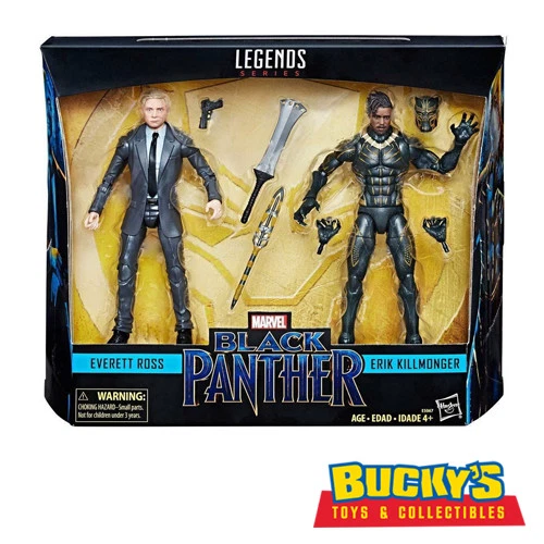 Marvel Legends Series Black Panther Everett Ross Erik Killmonger