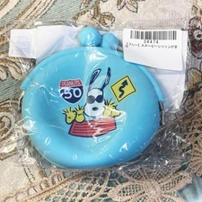 Snoopy Silicone Coin Purse Blue Trinket & Candy Holder New
