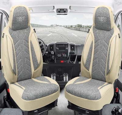 Schonbezüge Sitzbezüge für Lexus IS 2 Bj 2005-13 in Grau/Beige PLKT209
