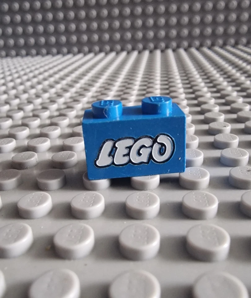 Lego Baustein 1x2 Bedruckt LEGO Logo Blau 1 Stück 3004 3004p50 K162 - Bild 1 von 1