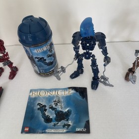 2004 Lego Bionicle TOA METRU NUI Set Of 3 (8601,2,4) Complete with All Weapons