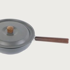 Schlankes Design Wok mit klappbarem Griff perfekt für Outdoor-Kochabenteuer – Bild 6