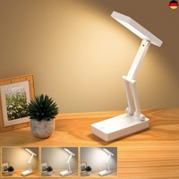 Suright Led Tischlampe Kabellos Akku Lampe,Faltbare