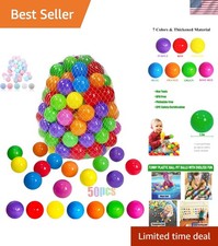 50 100 200 400 Soft Plastic Ball Pit Balls for Kids, Gift for Baby Toddler Bi...