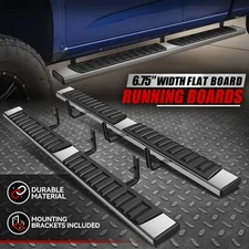 For 15-24 Colorado Canyon Extended Cab 6.75" Side Step Nerf Bar Running Boards