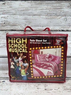 Y2K High School Musical Zac Efron Vanessa Hudgens Twin Sheet Set