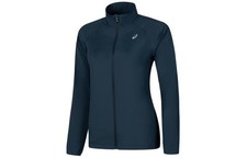 ASICS Logo Stand Collar Zip Comfort Casual Sports Long Sleeve Jacket