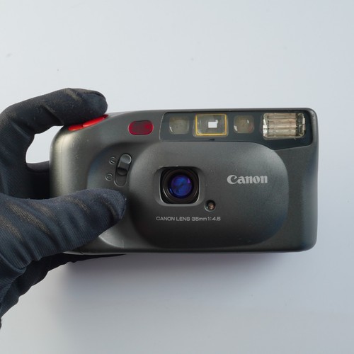 EXCELLENT Canon Autoboy Lite 2 (SURE SHOT JOY) 35mm F/4.5 Point & Shoot Film - Picture 12 of 16