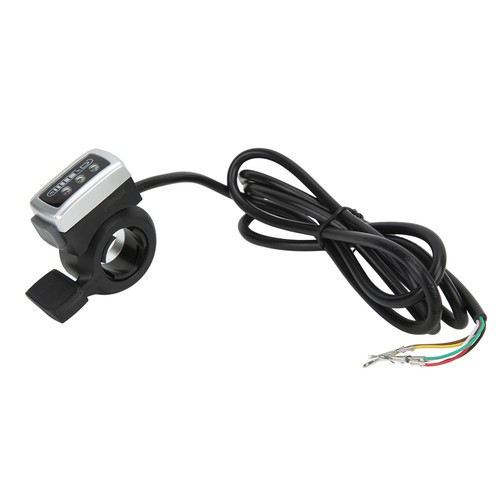 24V 6 Wire Thumb Throttle With ON/OFF Switch Battery Indicator 22mm ...