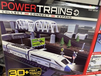 Jakks Pacific Power Trains Deluxe City Train Set 82 pcs 2012 New Sealed Kids Toy
