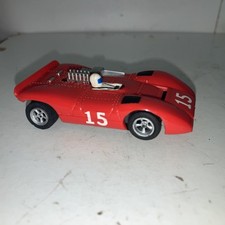 Aurora AFX Ferrari 612 Can-Am Slot Car 1751 Red Tested Works 1971 Vintage