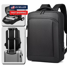 Laptop Backpack Anti Theft USB Charging 15.6" Travel Business Work Bag
