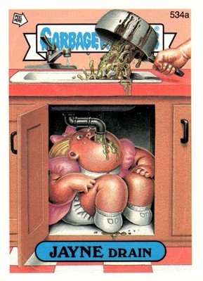 Garbage Pail Kids Topps Series 13 #534a Jayne Drain