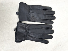 Men's Leather Gloves Medium Black