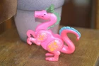 Vintage 1974 Fisher Price Family Castle Pink Dragon Original Excellent Both Ears