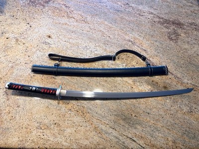 Zombie Go Boom Hanbon Forge Custom Silver Executioner Spring Steel Katana