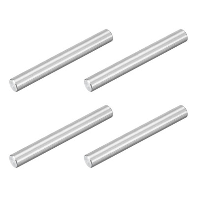 4 Stück M8 x 70mm 304 Edelstahl Zylinderstift, Zylindrischer Regalstützstift Par