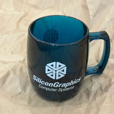 Silicon Graphics SGI vintage plastic mug, NEW unused