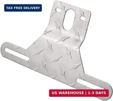 Aluminum Trailer License Plate Light Bracket, Car Front Tag Frame Plate Holder
