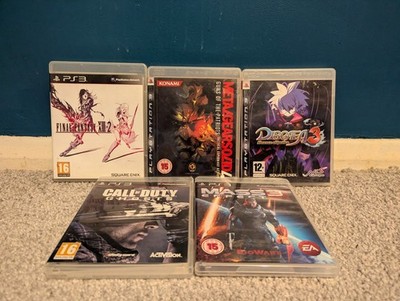 PS3 Spielepaket 5 Spiele - Final Fantasy XIII-2, Metal Gear Solid 4, Disgaea 3, COD