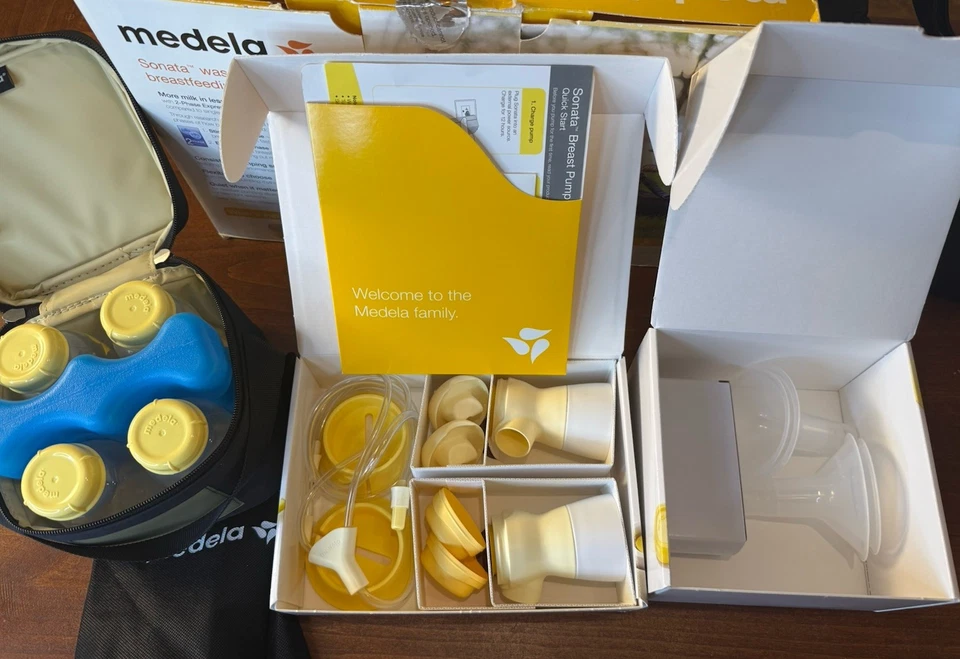 Extractor de leche inteligente eléctrico doble Medela Sonata - 101037319 LEER Foto 4 de 4