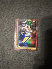 2025 Topps Chrome Matthew Stafford #169 Leather Refractor Rams **MVP Buyback**
